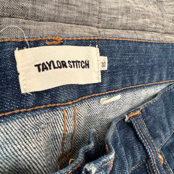 Taylor Stitch Selvedge Jeans White Oak Cone Organic Denim Button Fly Men Slim 32 - Picture 3 of 5